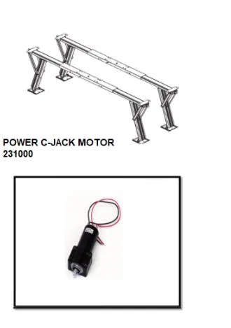 231000 – BAL NORCO Trailer Stabilizer Jack Stand Motor, Use With Adnik Electric Stabilizer Jack Stand 12 Volt With Ge...